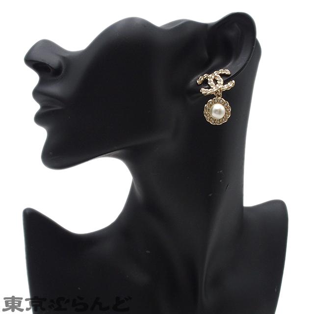 CHANEL（シャネル） イヤリング ココマーク スイング ゴールド メタル