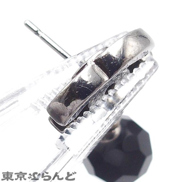 CHANEL（シャネル） スイング ピアス ガンメタルxブラック メタル