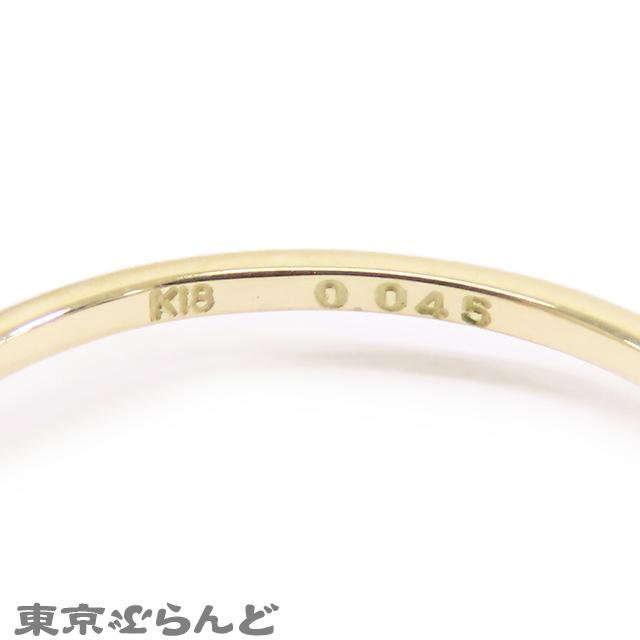 AHKAH（アーカー） リトルマリーリング イエローゴールド K18YG 1P