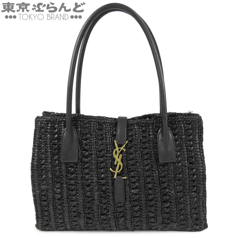 Yves Saint Laurent ハンドバッグ ブラック Yves Saint Laurent（イヴ・サンローラン） カサンドラ 741199