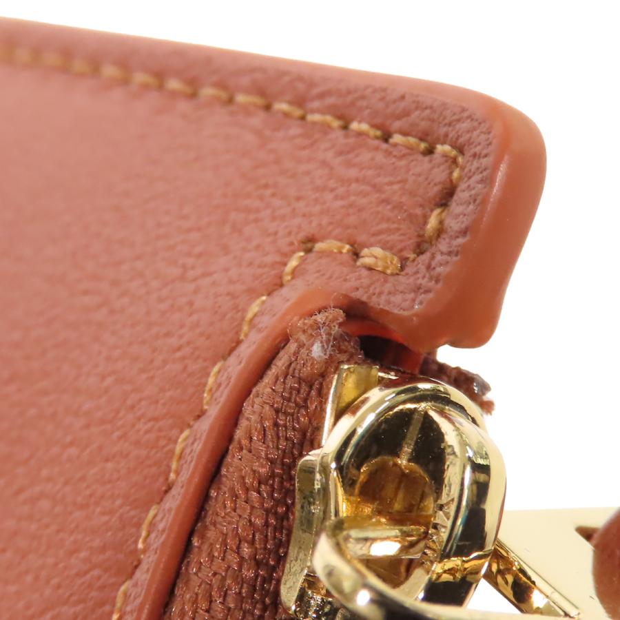 LOEWE（ロエベ） フラグメントケース ブラウン レザー スタジオジブリ