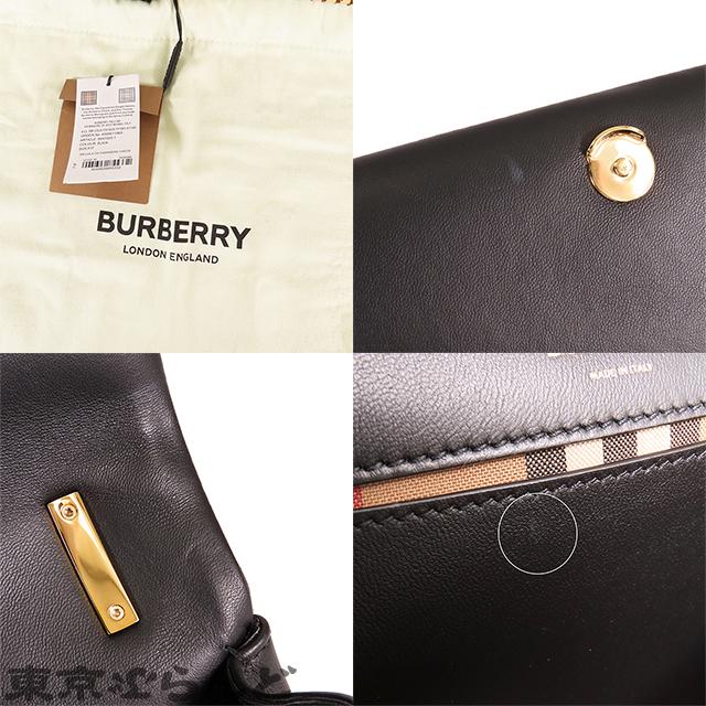 バーバリー BURBERRY スモール ローラバッグ 8047025 ブラウン系 カシミヤ レザー キルティング チェック チェーンバッグ ショルダーバッグ 014000847｜tokyobrand｜08