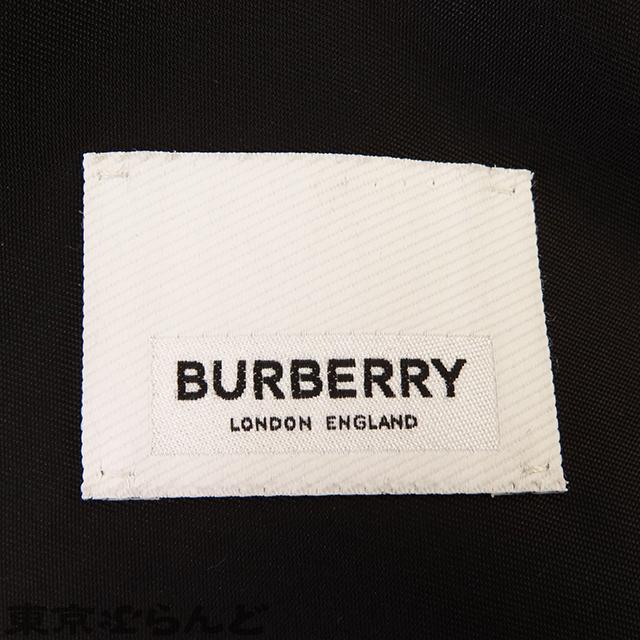 バーバリー BURBERRY ロングコート 4558155 ブラック PVC ナイロン 50 アウター メンズ 014000975｜tokyobrand｜06