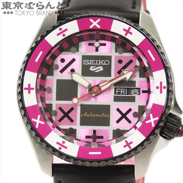 ジョジョの奇妙な冒険  腕時計 SEIKO トリッシュ・ウナ モデル 未使用 SEIKO（セイコー） 5 スポーツ ジョジョの奇妙な冒険 黄金の風 SBSA033