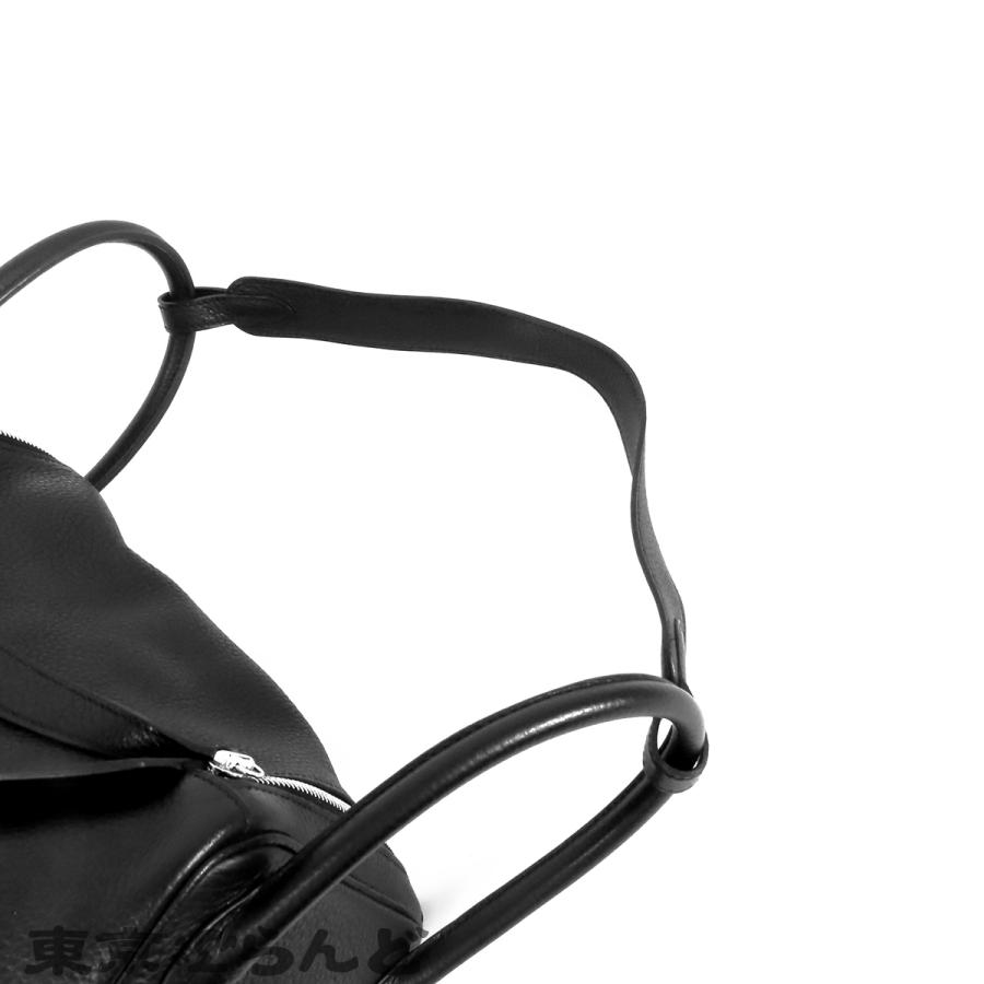 エルメス HERMES リンディ30 □P刻印 ブラック シルバー金具 トリヨン 2WAY ハンドバッグ ショルダーバッグ レディース 015000257の画像