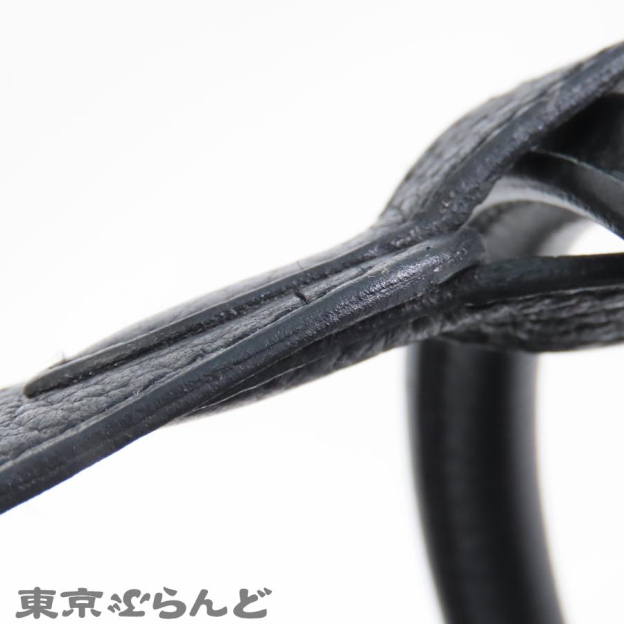 エルメス HERMES リンディ30 □P刻印 ブラック シルバー金具 トリヨン 2WAY ハンドバッグ ショルダーバッグ レディース 015000257の画像