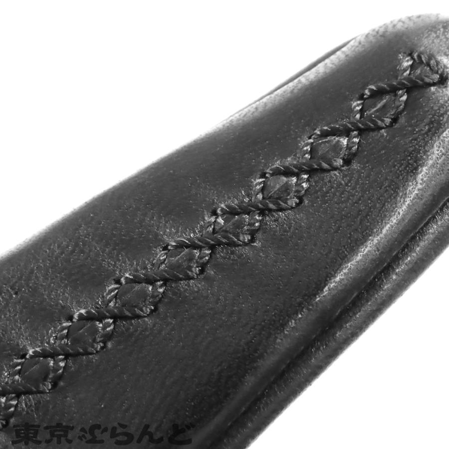 CHANEL（シャネル） カチューシャ ブラック 黒 レザー マトラッセ