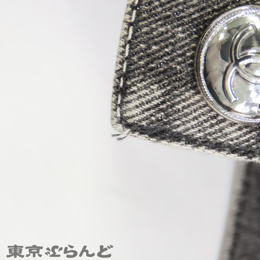 CHANEL（シャネル） ロゴ デニムジャケット P74033V65658 ブラック 黒