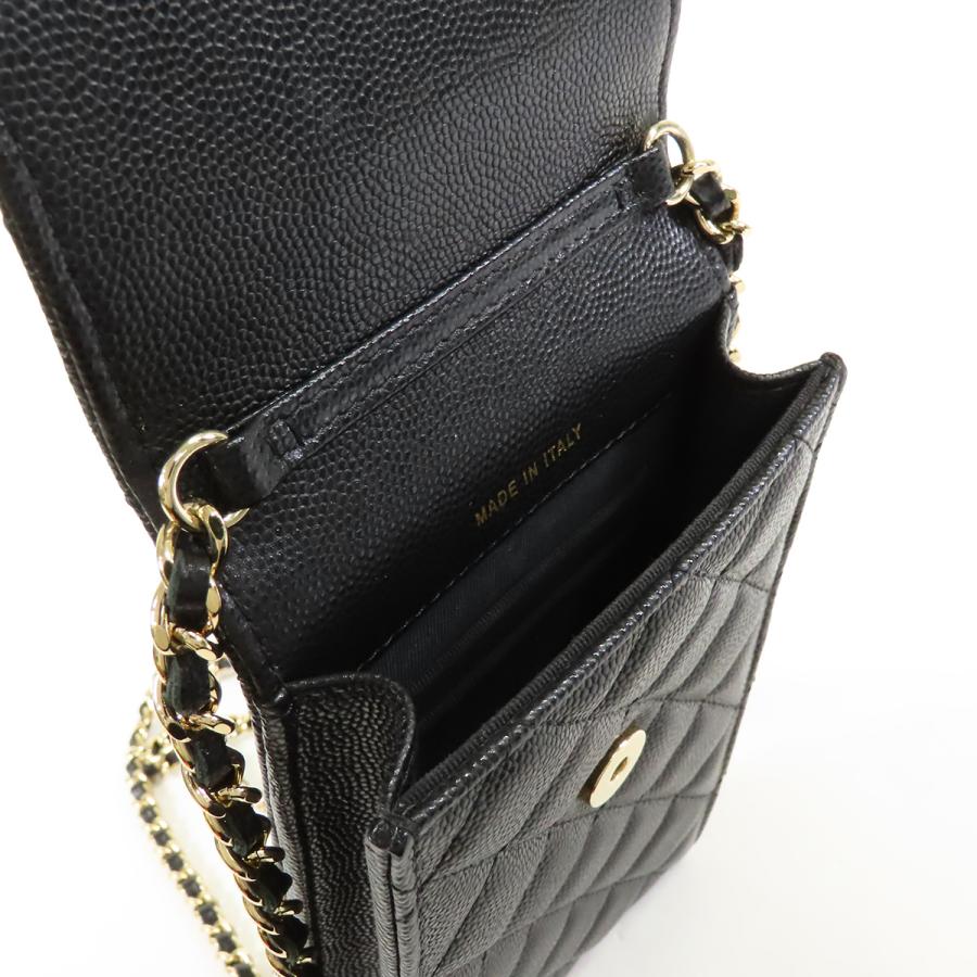 CHANEL（シャネル） ショルダーポーチ AirPodsケース ブラック