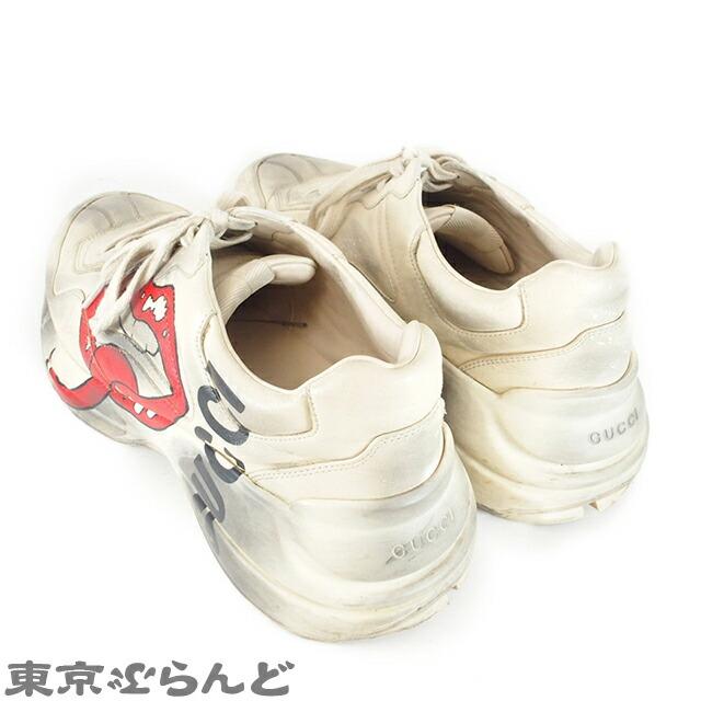 GUCCI 返品可 グッチ ライトン マウス プリント レザー GUCCI 返品可 グッチ ライトン マウス プリント レザー