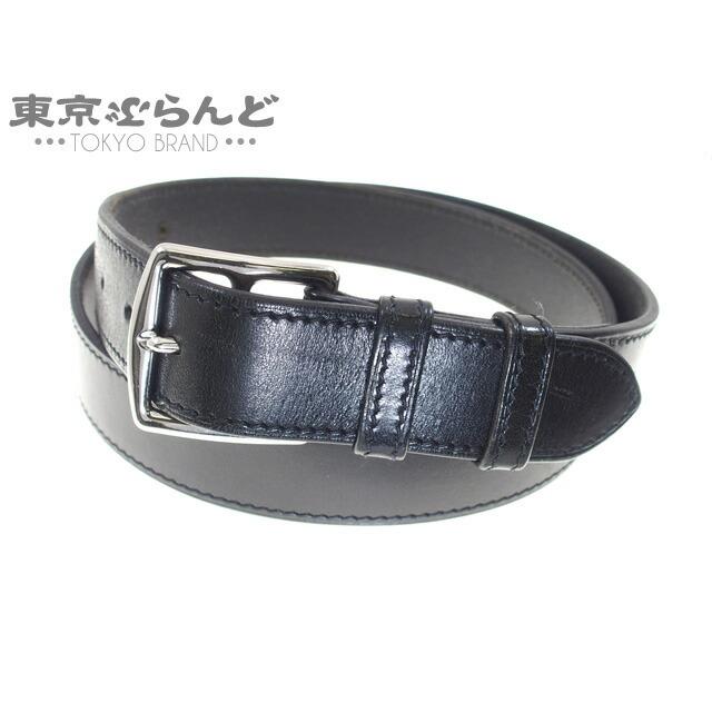 日本未入荷 入手困難 エルメス Hermes エトリヴィエール ベルト メンズ E刻印 ボックスカーフ ブラック 95 シルバー金具 日本製 Skylanceronline Com