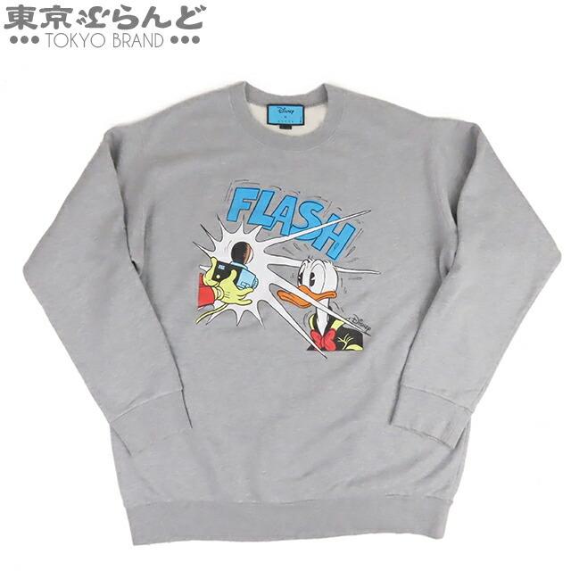 好評にて期間延長 グレー Xl Flash コラボ ディズニー ドナルドダック トップス メンズ シャツ スウェット コットン Gucci グッチ シャツ カジュアルシャツ Www Solidarite Numerique Fr