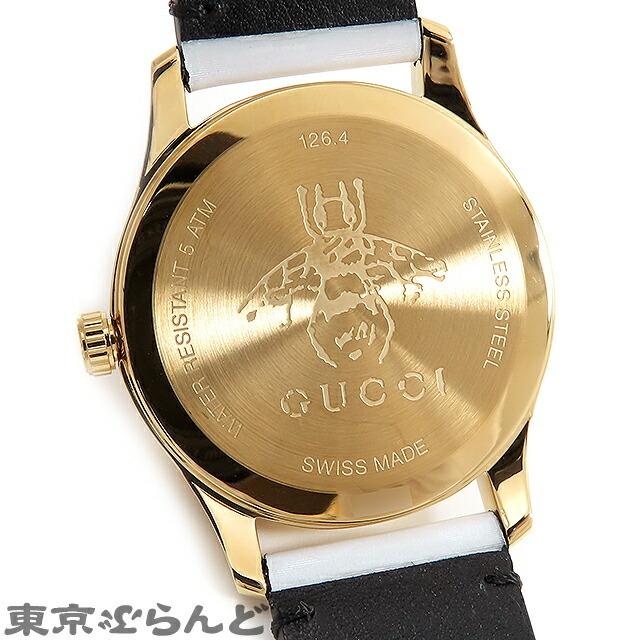 GUCCI 126.4 Gタイムレス レディース 腕時計 ホワイト ゴールド 【公式