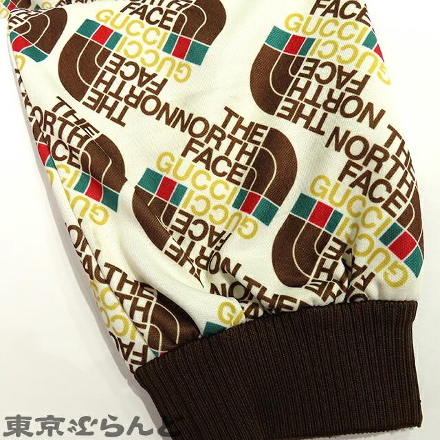 返品可 グッチ GUCCI ノースフェイス コラボ トラックパンツ 