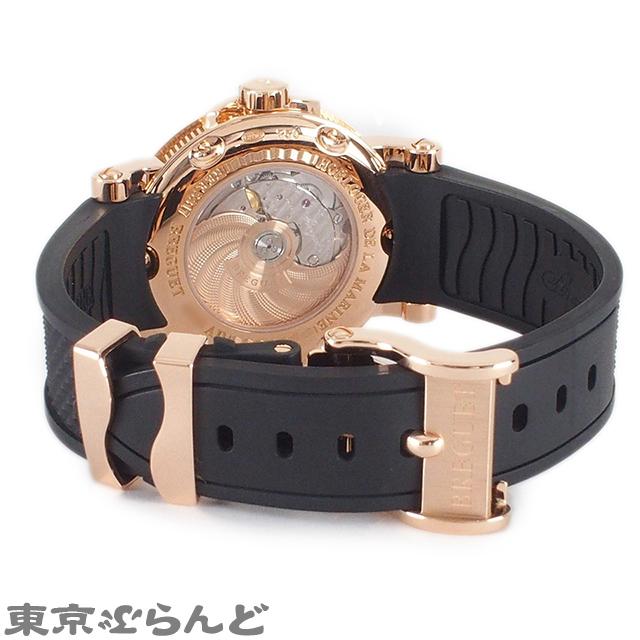 ブレゲ（BREGUET） マリーン2 5817BR/Z2/5V8 ブラックxピンクゴールド