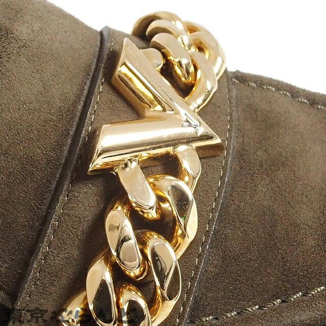 LOUIS VUITTON 返品可 ルイヴィトン ローファー Vチェーン