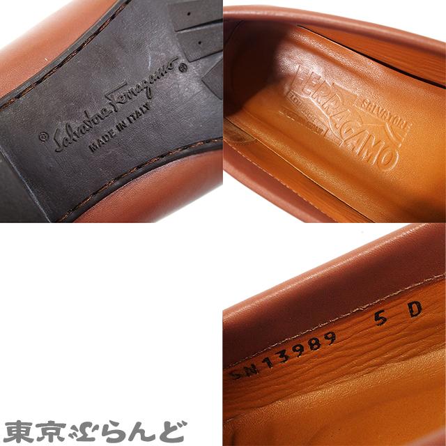 サルヴァトーレフェラガモ Salvatore Ferragamo ブラウン ガンチーニ 5 ローファー レディース 101648152｜tokyobrand｜05