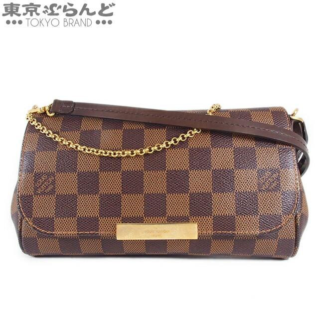返品可 ルイヴィトン LOUIS VUITTON ダミエ フェイボリット PM 2WAY 