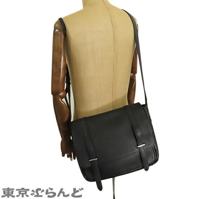 HERMES エルメス スティーブブザス 35 黒 ブラック シルバー金具 HERMES エルメス スティーブブザス 35 黒 ブラック シルバー金具
