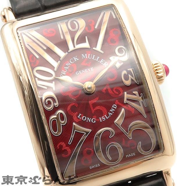フランクミュラー ロングアイランド 902QZRELIEF180th レッド K18PG