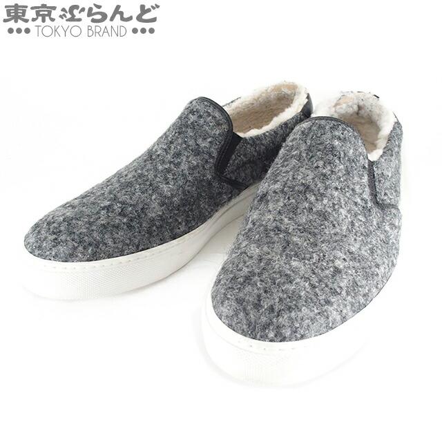 MONCLER 返品可 モンクレール 内ボア スリッポン スニーカー 靴 #42  