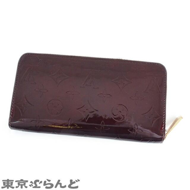 返品可 ルイヴィトン LOUIS VUITTON モノグラム ヴェルニ ジッピー 