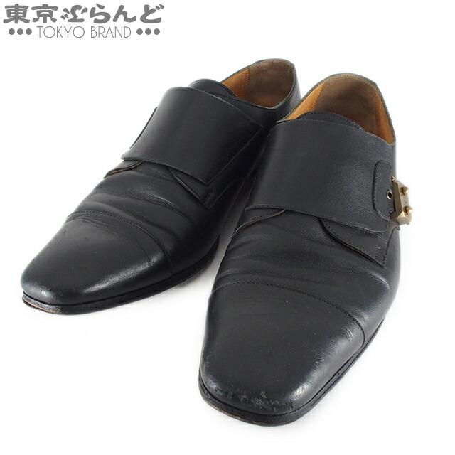 HERMES 返品可 エルメス モンクストラップ サックアデペッシュ金具 
