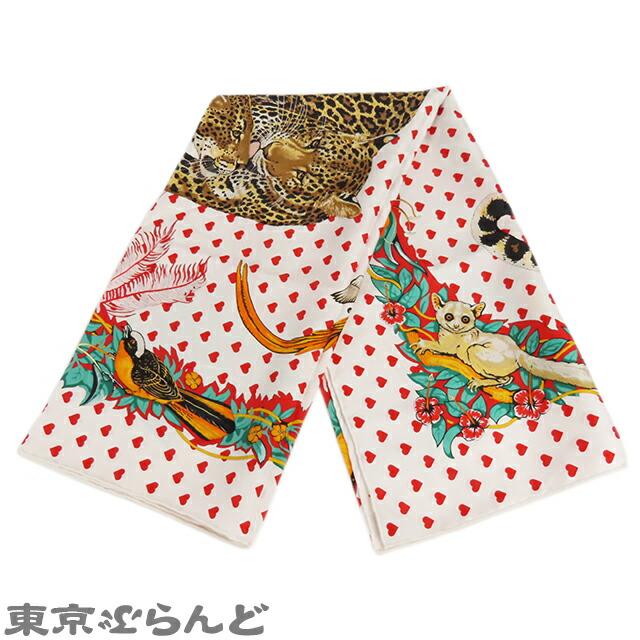 HERMES 返品可 エルメス カレ 90 大判 シルク スカーフ JUNGLE HERMES 返品可 エルメス カレ 90 大判 シルク スカーフ JUNGLE