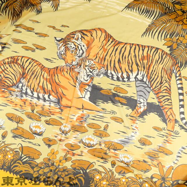 HERMES 返品可 エルメス 大判 ストール スカーフ パレオ タイガ HERMES 返品可 エルメス 大判 ストール スカーフ パレオ タイガ