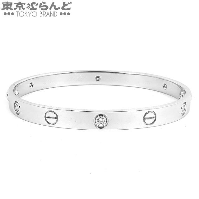 Cartier（カルティエ） ラブブレス ハーフダイヤモンド K18WG
