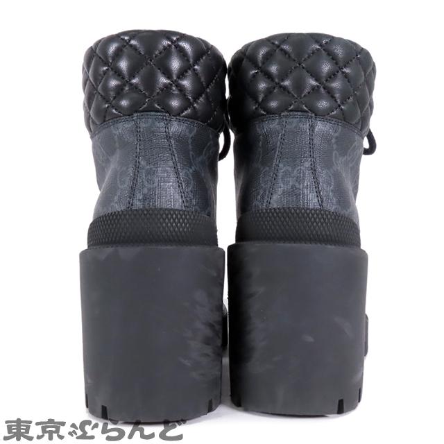 GUCCI グッチ Trip アンクルブーツ 659691 ブラックxグレー GUCCI グッチ Trip アンクルブーツ 659691 ブラックxグレー
