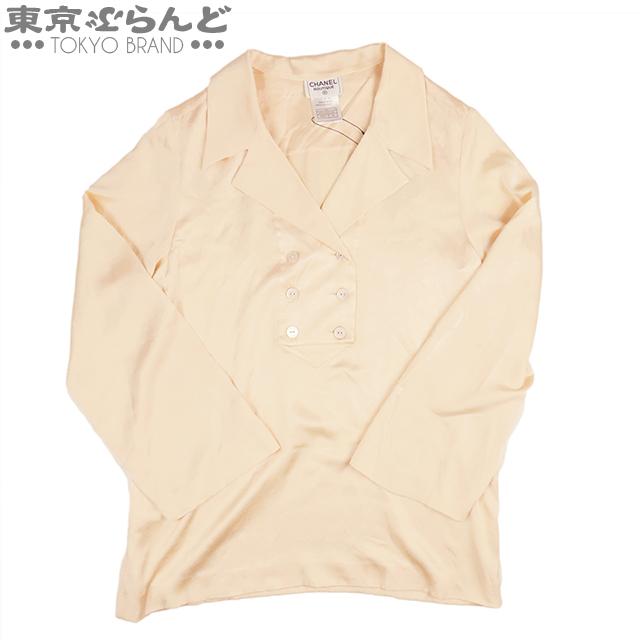 CHANEL シャネル シルク ブラウス P11978V03506 アイボリー 98A