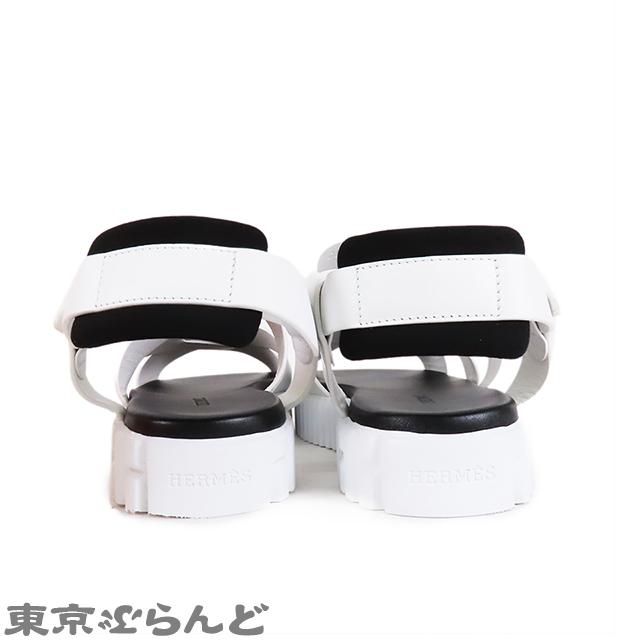 HERMES（エルメス） エベレスト サンダル ホワイト カーフ ジャージ