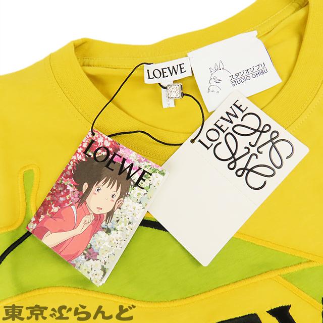 LOEWE ロエベ Tシャツ S928Y22J03 イエロー コットン 千と千尋の LOEWE ロエベ Tシャツ S928Y22J03 イエロー コットン 千と千尋の