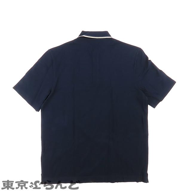 HERMES（エルメス） カラーライン ステッチ ネイビー コットン