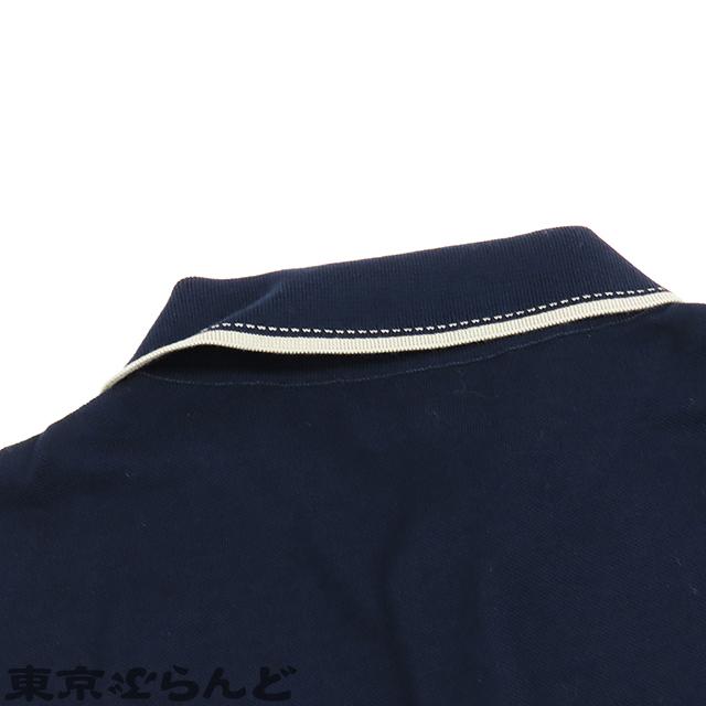 HERMES（エルメス） カラーライン ステッチ ネイビー コットン