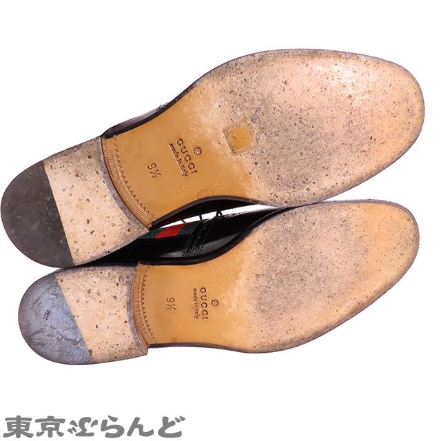 GUCCI（グッチ） ビジネスシューズ 407300 ブラック レザー レース
