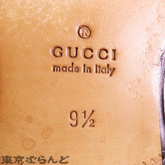 GUCCI（グッチ） ビジネスシューズ 407300 ブラック レザー レース