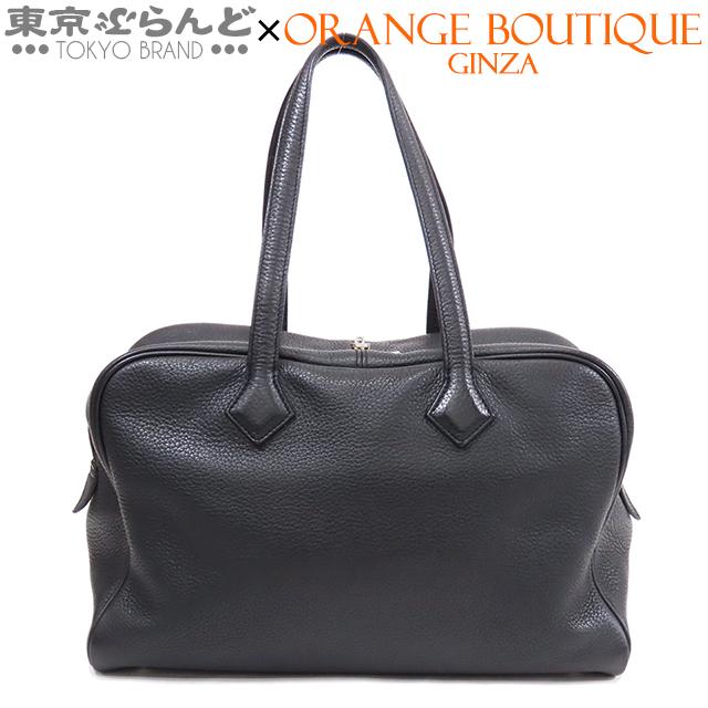 HERMES（エルメス） ヴィクトリア フールトゥ 35 □O刻印 ブラック