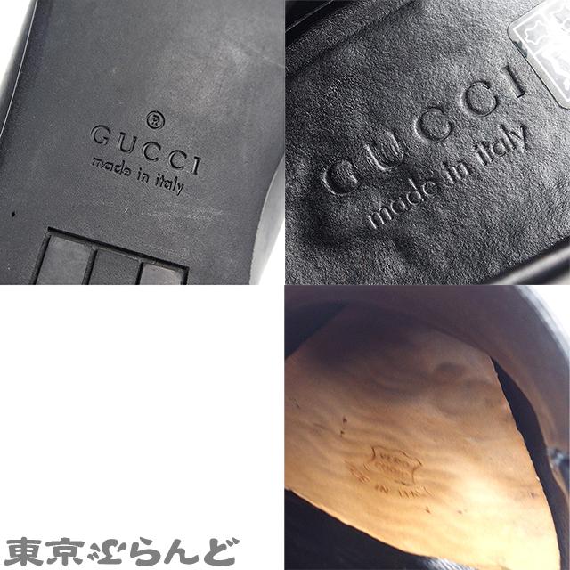GUCCI（グッチ） インターロッキングG ローファー 181827 ブラック