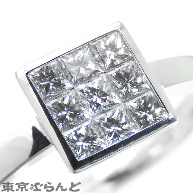 タサキ TASAKI プリンセスカット ダイヤモンド リング RD-F2319 K18WG 