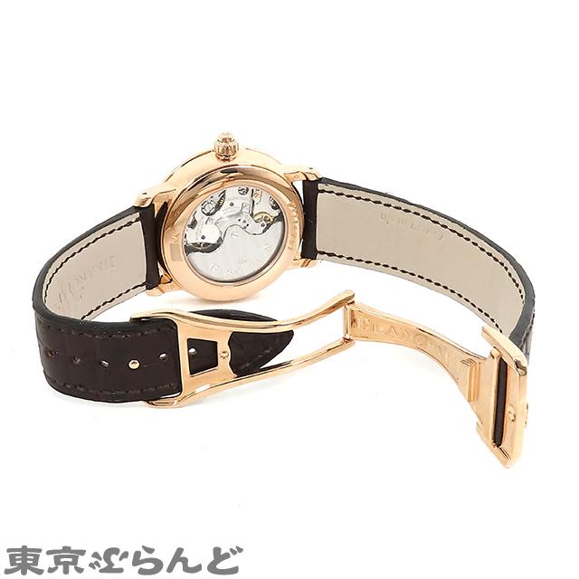 3年保証 ブランパン Blancpain ヴィルレ ワンプッシュ クロノグラフ 6185-3646-55B ブラウン K18PG レザー 腕時計 メンズ 自動巻 仕上済 101672033｜tokyobrand｜03