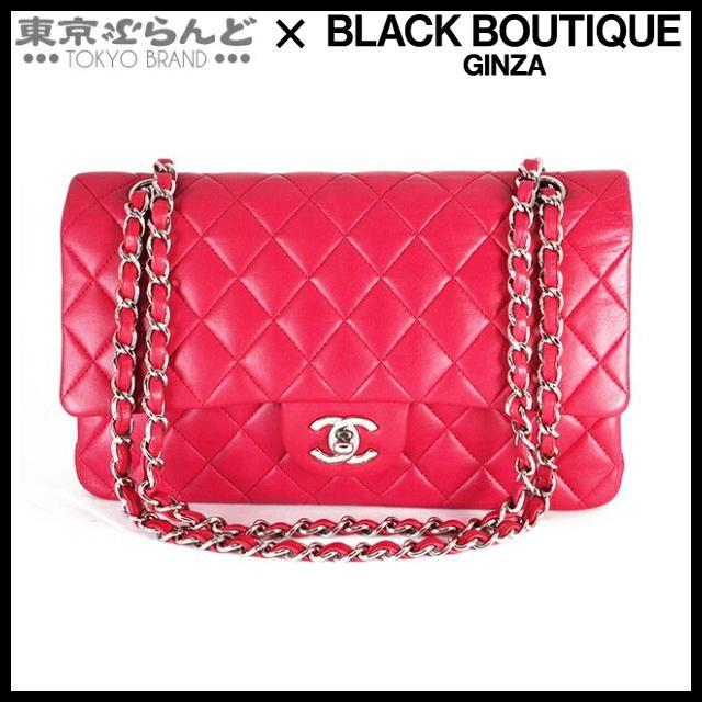 シャネル CHANEL WフラップWッチェーンショルダーバッグ ピンク