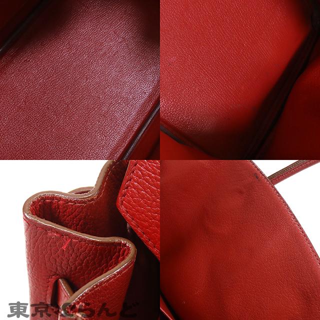 HERMES（エルメス） バーキン 35 □K刻印 赤 レッド シルバー金具