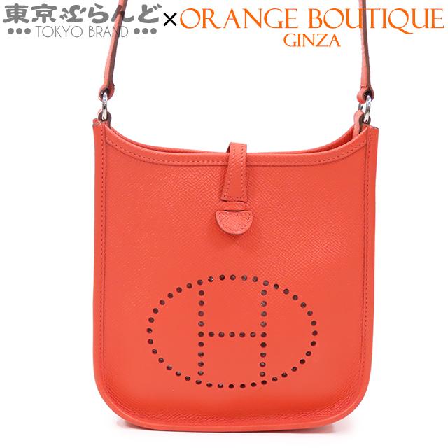 エルメス HERMES エヴリン TPM R刻印 ローズジャイプール シルバー金具 エプソン ショルダーバッグ レディース 101672716