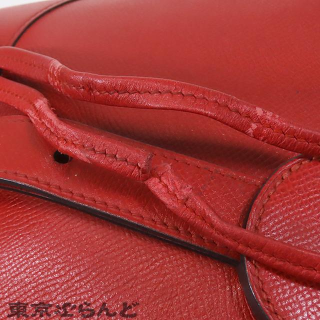 HERMES エルメス スタンディ ○S刻印 赤 ルージュヴィフ クシュベル 
