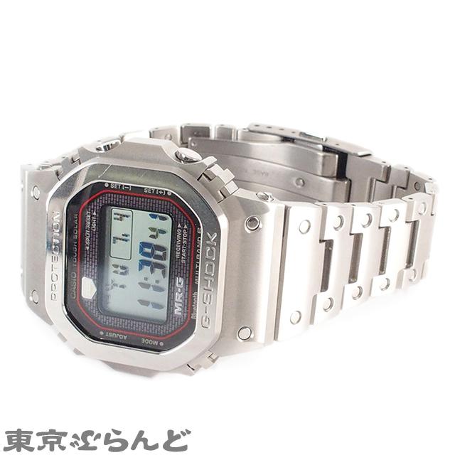 3年保証 カシオ CASIO G-SHOCK MRG-B5000D-1JR シルバー チタン 腕時計 