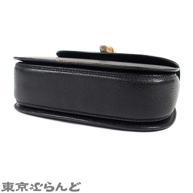 グッチ GUCCI バンブー ハンドバッグ 000・1014・0188 ブラック レザー バンブー ヴィンテージ レディース 101674836｜tokyobrand｜03