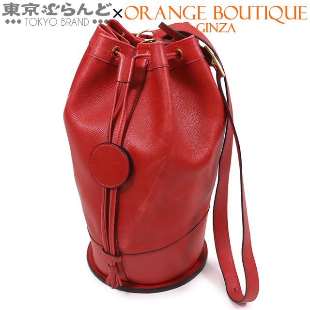 エルメス HERMES スタンディ 〇S刻印 赤 ルージュヴィフ ゴールド金具 