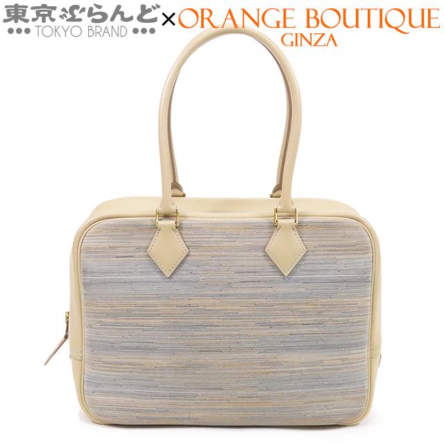 HERMES（エルメス） プリュム 28 □F刻印 ベージュxマルチカラー 